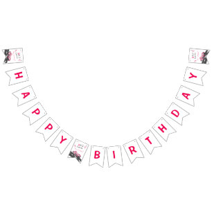 Two Fast Curious Birthday Bunting