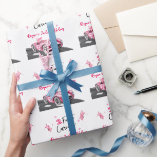 Two Fast Curious Birthday  Wrapping Paper