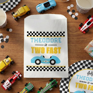 Two Fast Race Car 2nd Birthday Party Favour Bags