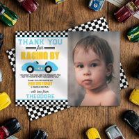 Two Fast Race Car 2nd Birthday Photo