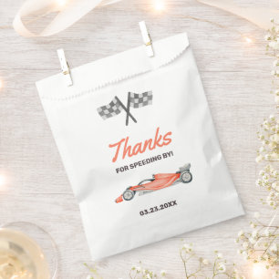 Two Fast Race Car 2nd Boy's Birthday Party Favour Bags