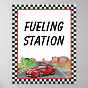 Two Fast Two Curious fueling Station Poster