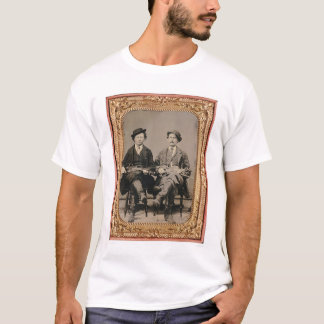 Two fiddlers, seated with instruments (40050) T-Shirt