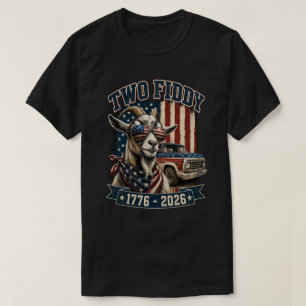 Two Fiddy USA 250th Anniversary Patriotic Design T-Shirt