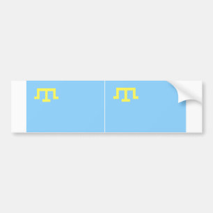 TWO Flag of Crimean Tatars Bumper Sticker