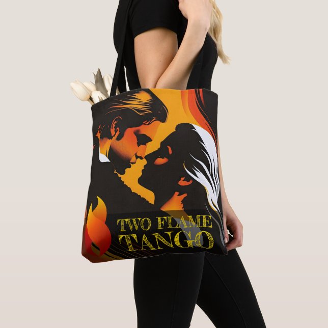 Two Flame Tango “Album Cover” Tote (Close Up)