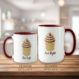 Two Flavours Ice Cream Cup