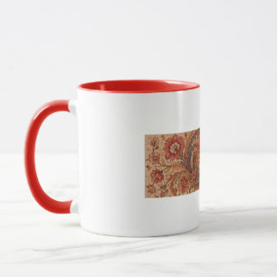 Two Flower Ladies – Persian Inspired Pink Floral F Mug
