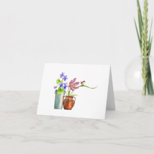 Two Flowerpots Card