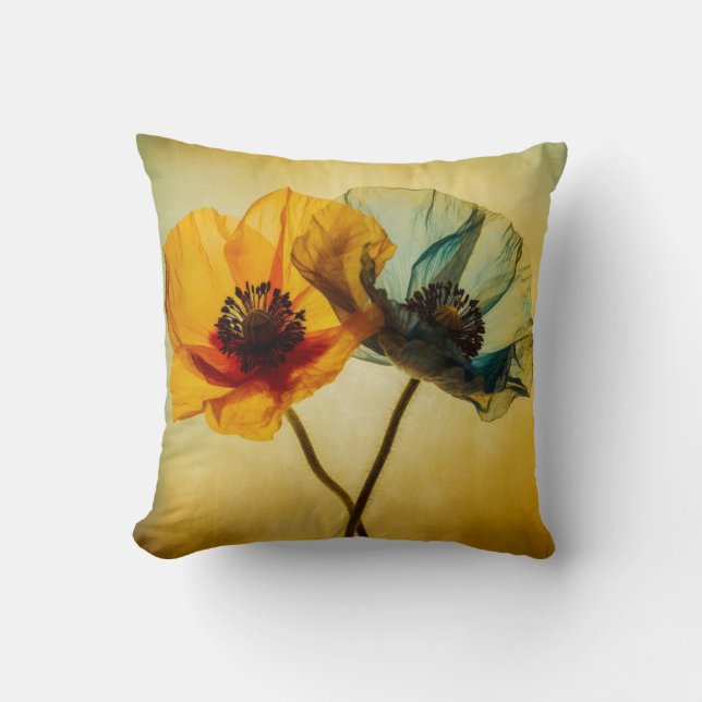 Two Flowers  Cushion (Front)