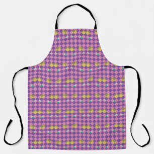 Two Flowers Diamonds Apron