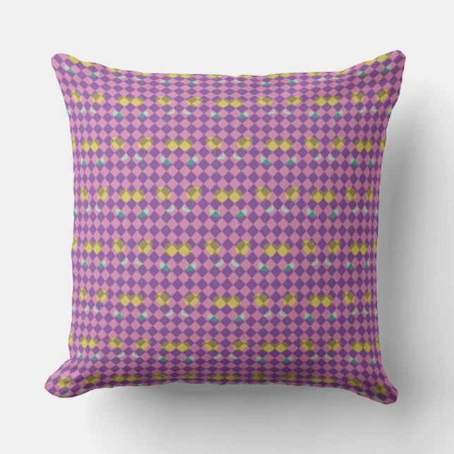 Two Flowers Diamonds Cushion (Front)