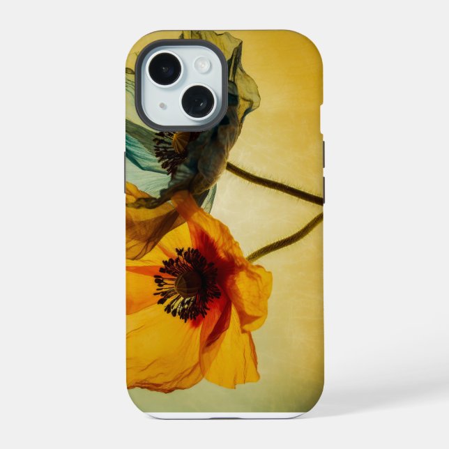Two Flowers  iPhone 15 Case (Back)