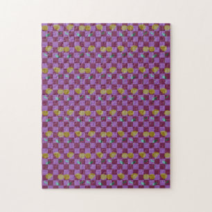 Two Flowers Squares Jigsaw Puzzle