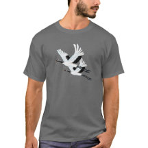 Two Flying Cranes Shirt