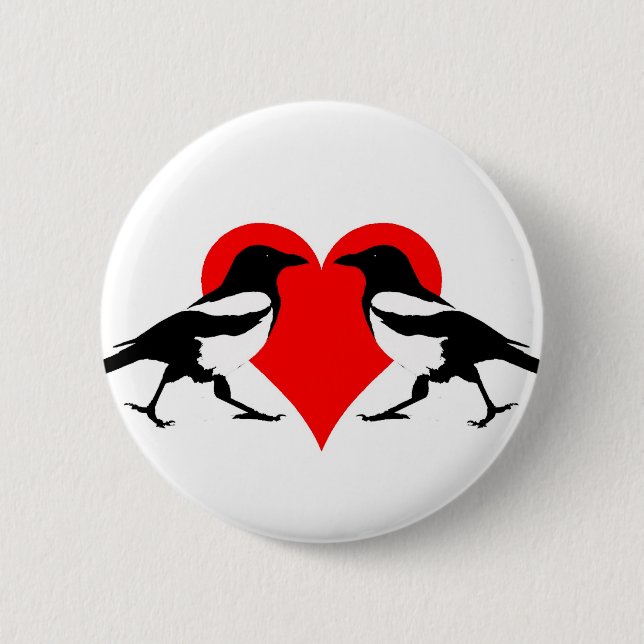 Two For Joy 6 Cm Round Badge (Front)