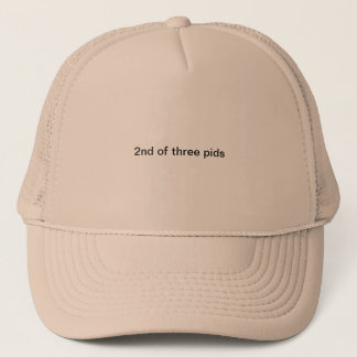 two for the third trucker hat