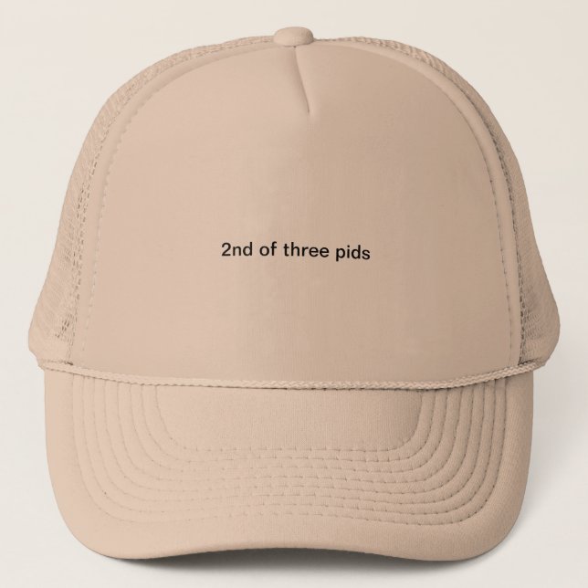 two for the third trucker hat (Front)