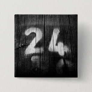 two four post 15 cm square badge