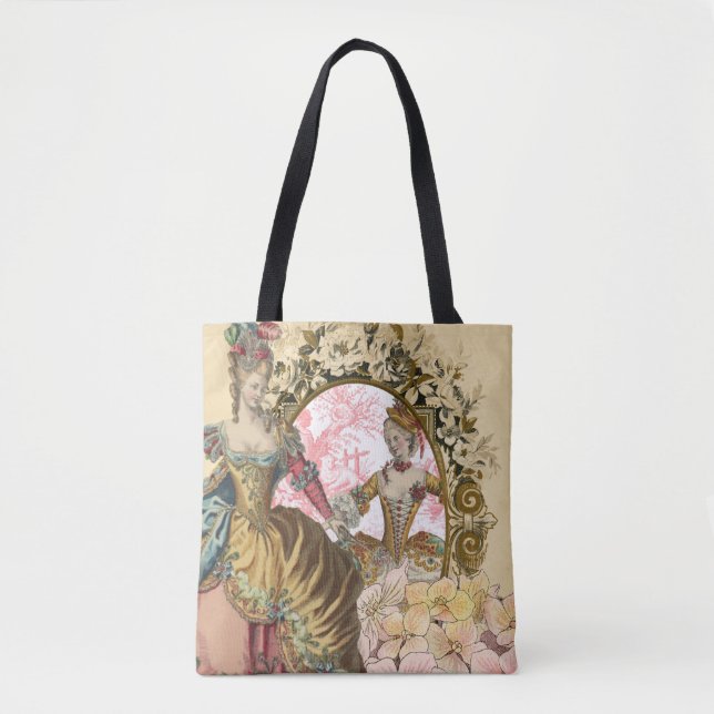 Two French Ladies and a Frame Tote Bag (Front)