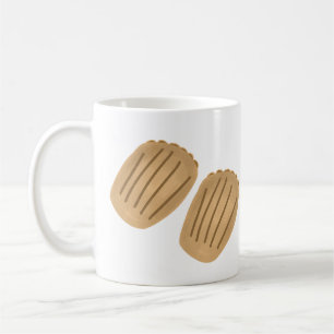 Two French Madeleine Pastry Gift Coffee Mug