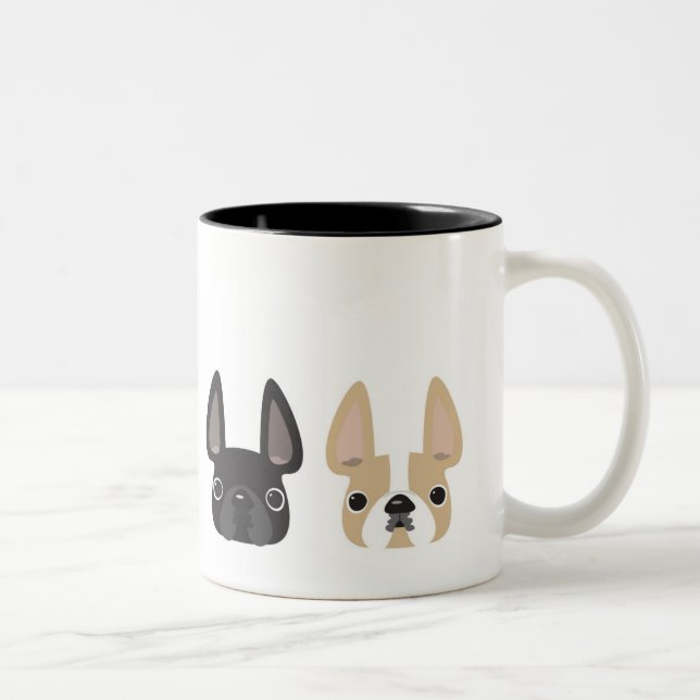 Two Frenchies Coffee Mug (Right)