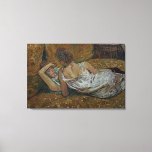 Two friends (pastel) canvas print