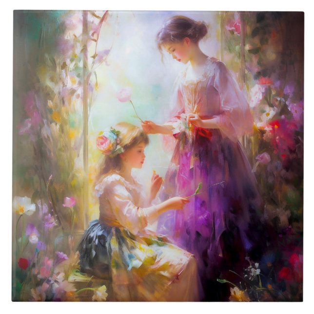 Two Friends  Tile (Front)