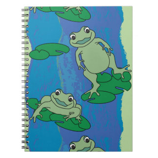 Two Frogs Pattern Notebook
