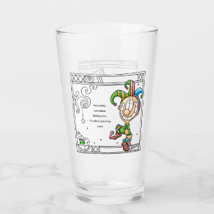 Two Funny Jester Quotes: Friendship & Butterfly Glass