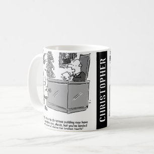 Two Funny Legal Cartoons for Christmas Coffee Mug