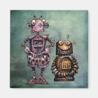 Two Funny Steampunk Robots!