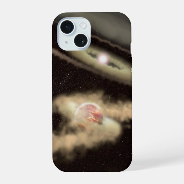 Two Gas Giant Exoplanets Orbiting A Young Star iPhone 15 Case (Back)