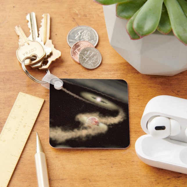 Two Gas Giant Exoplanets Orbiting A Young Star Key Ring (Desk)