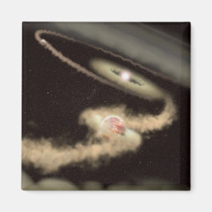 Two Gas Giant Exoplanets Orbiting A Young Star Magnet