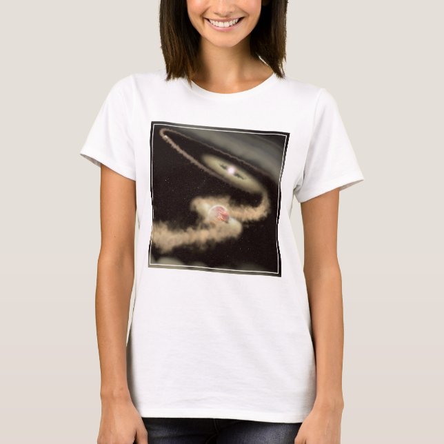Two Gas Giant Exoplanets Orbiting A Young Star T-Shirt (Front)