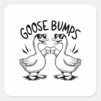 Two geese fist bumping each