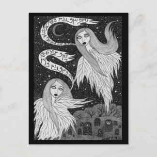 Two Ghosts Postcard