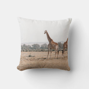 TWO GIRAFFES CUSHION