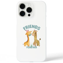 Two giraffes friends forever