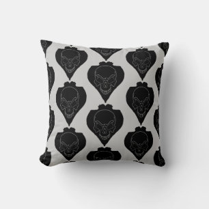 Two Girls And Skull Cushion