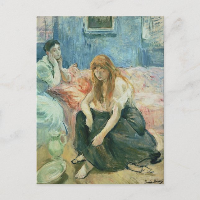Two Girls | Berthe Morisot Postcard (Front)