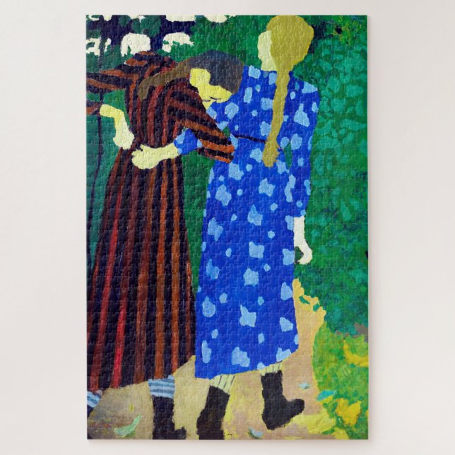 Two Girls, Edouard Vuillard Jigsaw Puzzle (Vertical)