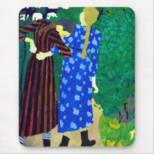 Two Girls, Edouard Vuillard Mouse Mat