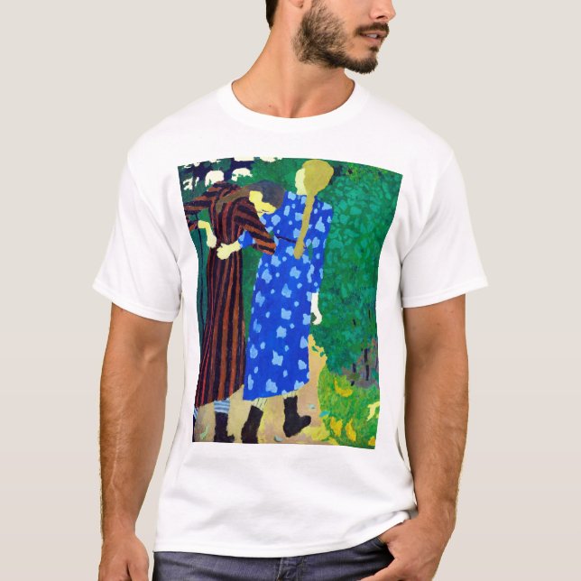 Two Girls, Edouard Vuillard T-Shirt (Front)