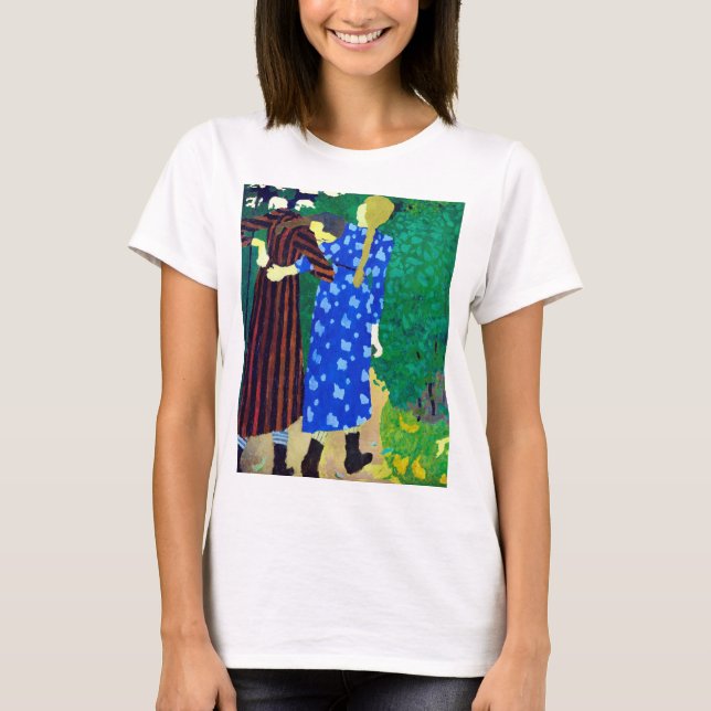 Two Girls, Edouard Vuillard T-Shirt (Front)