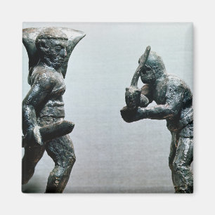 Two gladiators in combat magnet
