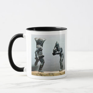 Two gladiators in combat mug