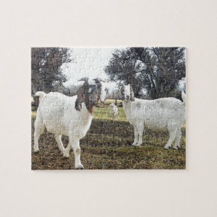 Two Goats Jigsaw Puzzle