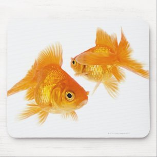 Two Goldfish Crossing Each Other Mouse Mat